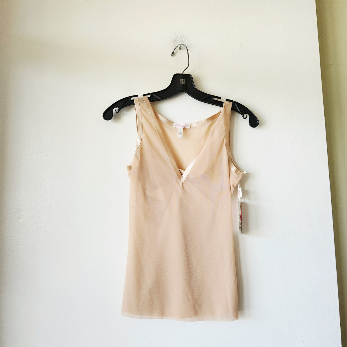 Haute Couture by Spanx V-Neck Blush Camisole - S - New