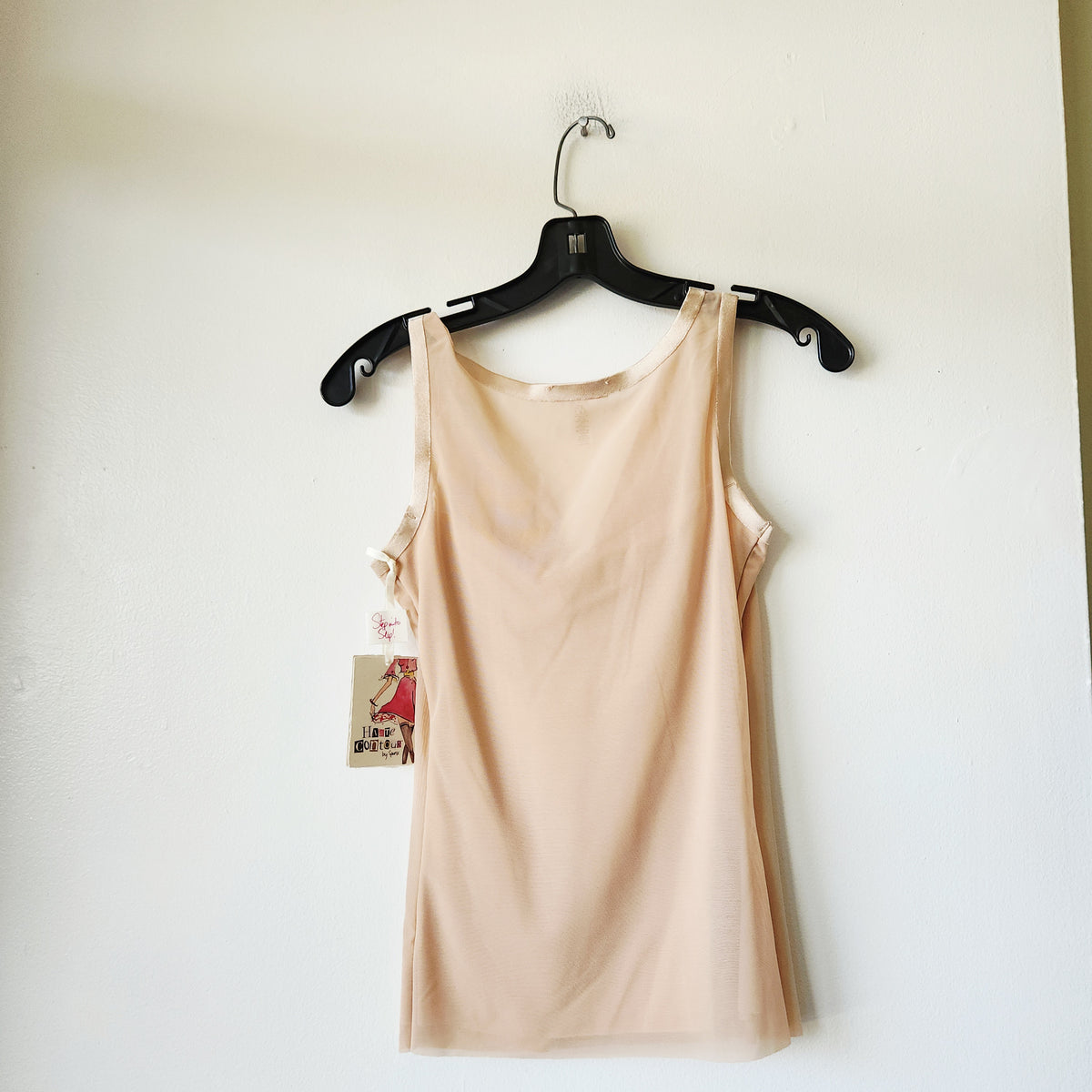 Haute Couture by Spanx V-Neck Blush Camisole - S - New