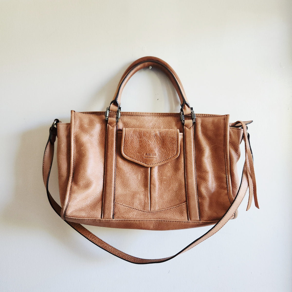 Aimee Kestenberg Leather Satchel - as is