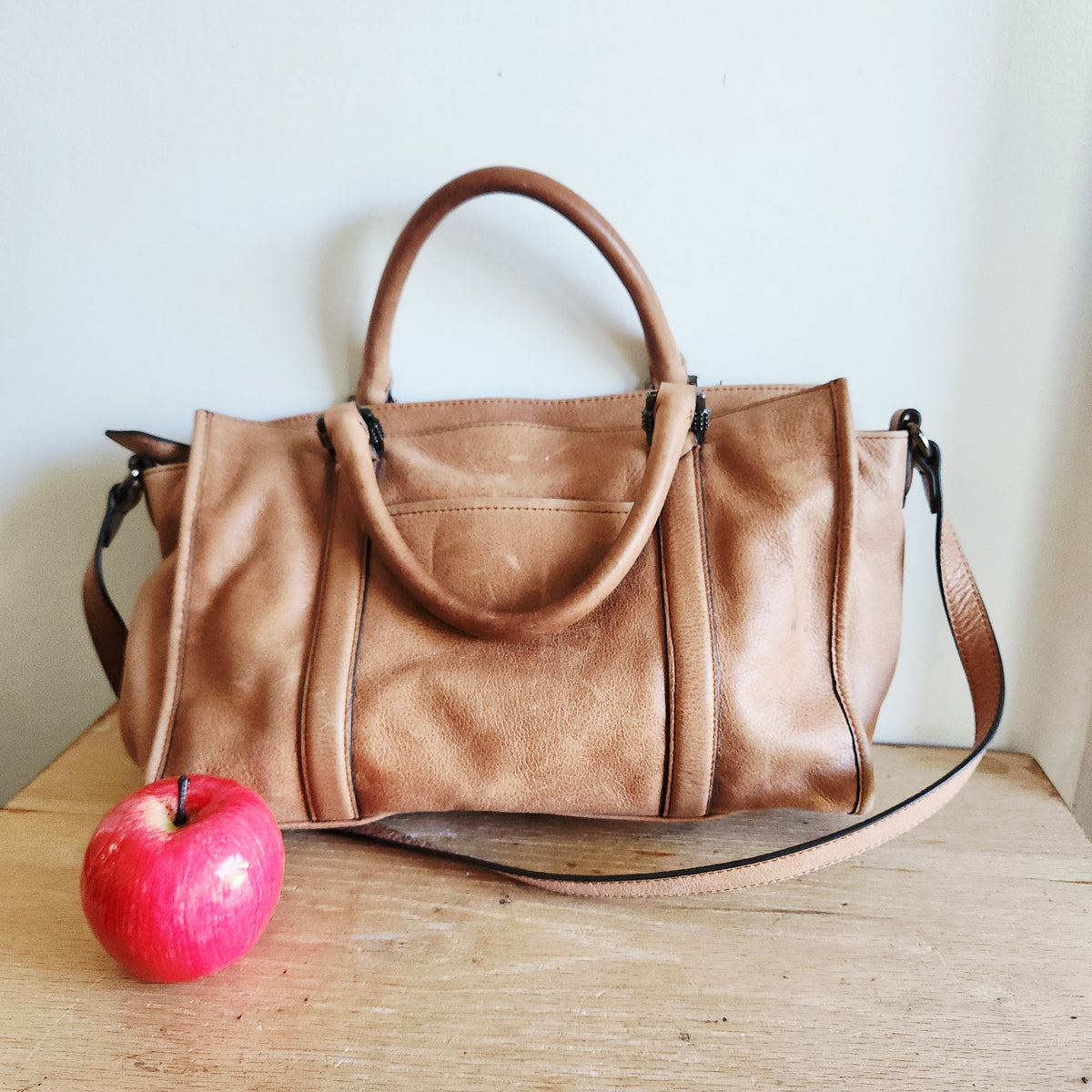 Aimee Kestenberg Leather Satchel - as is