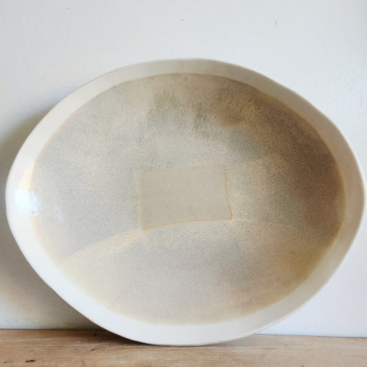 Handmade Ceramic Serving Platter 13"x 16"