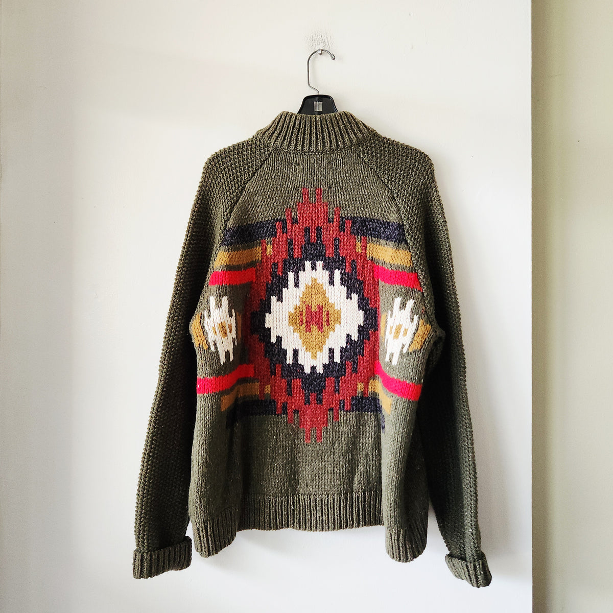 Lucky Brand Zip Up Cardigan - L