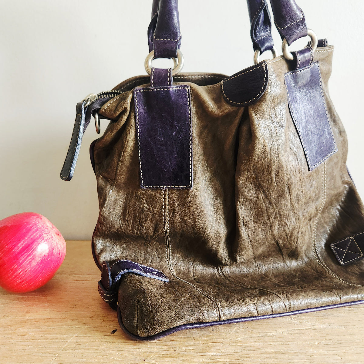 L'Incontro Bag Distressed Leather