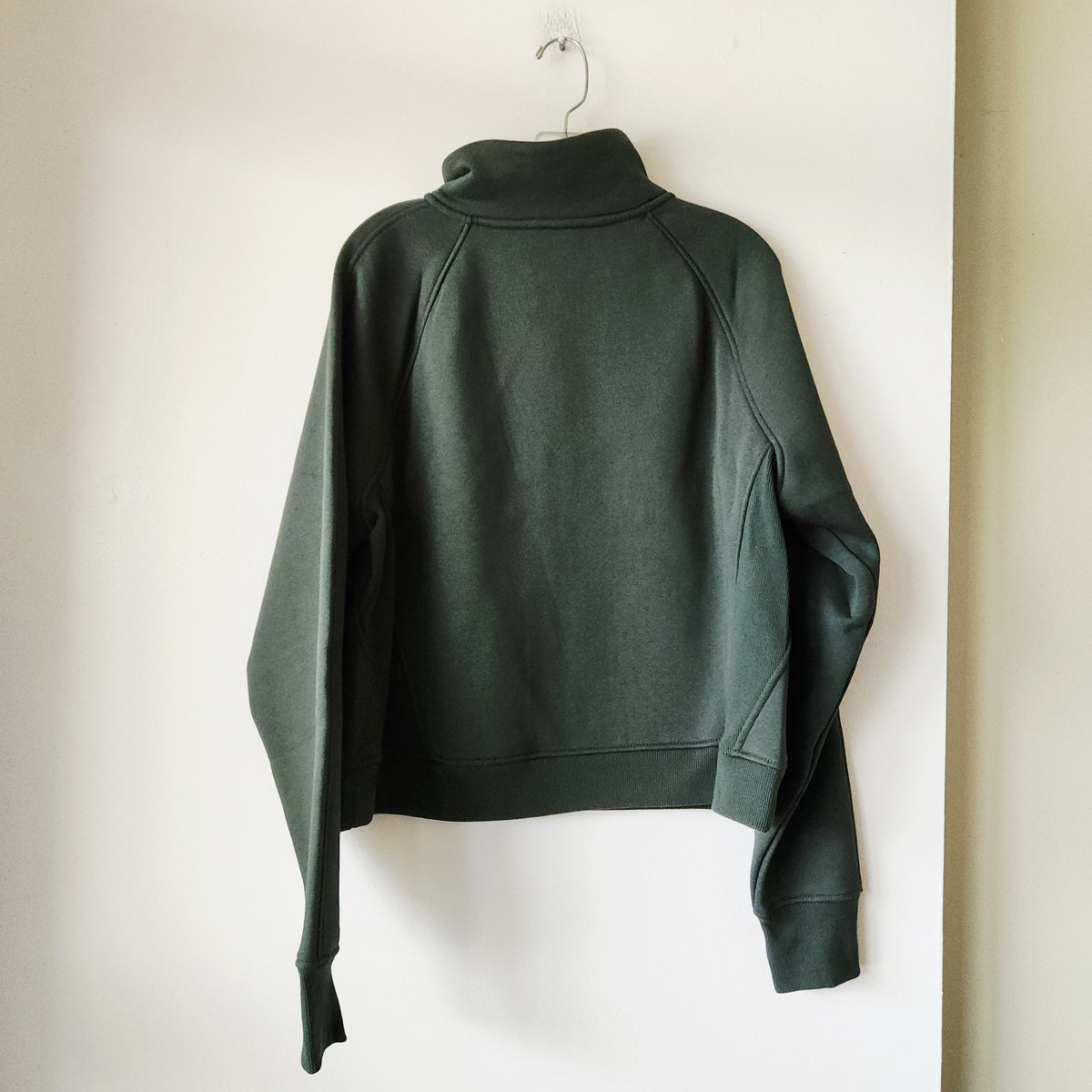 Jockey Forest Green Half Zip Sweatshirt - L