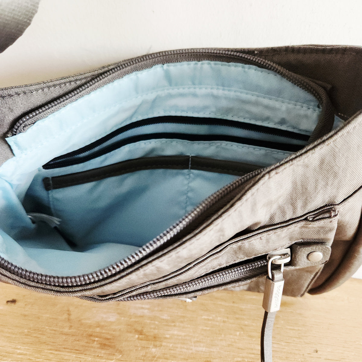 Baggallini Gray Crossbody Purse