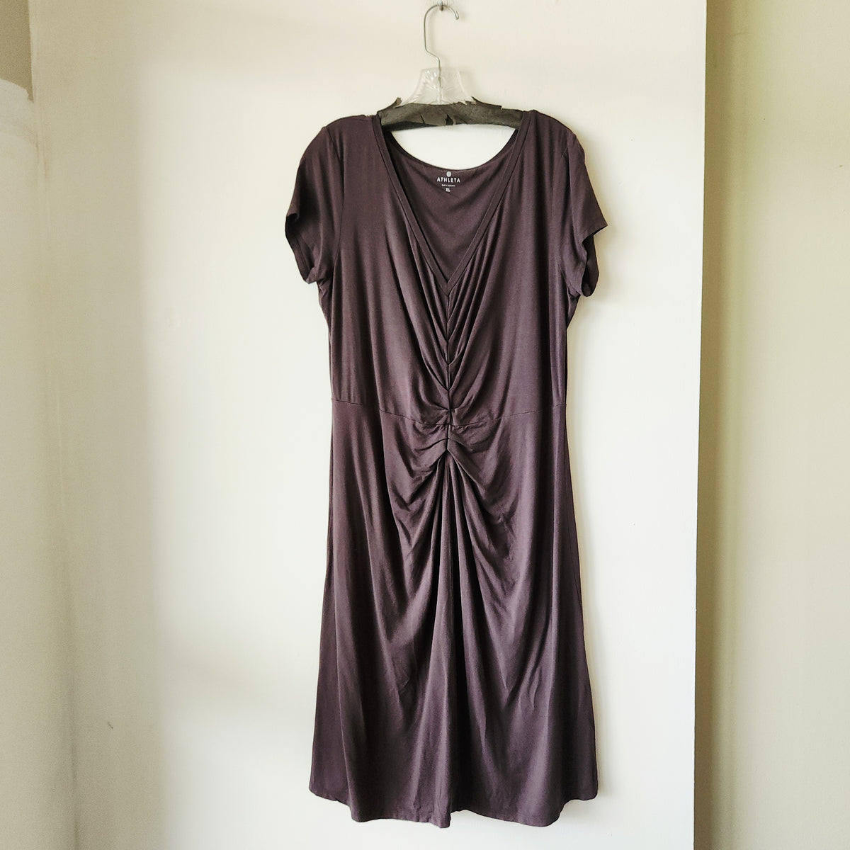 Athleta Modal Dress with Gathered Detail - XL