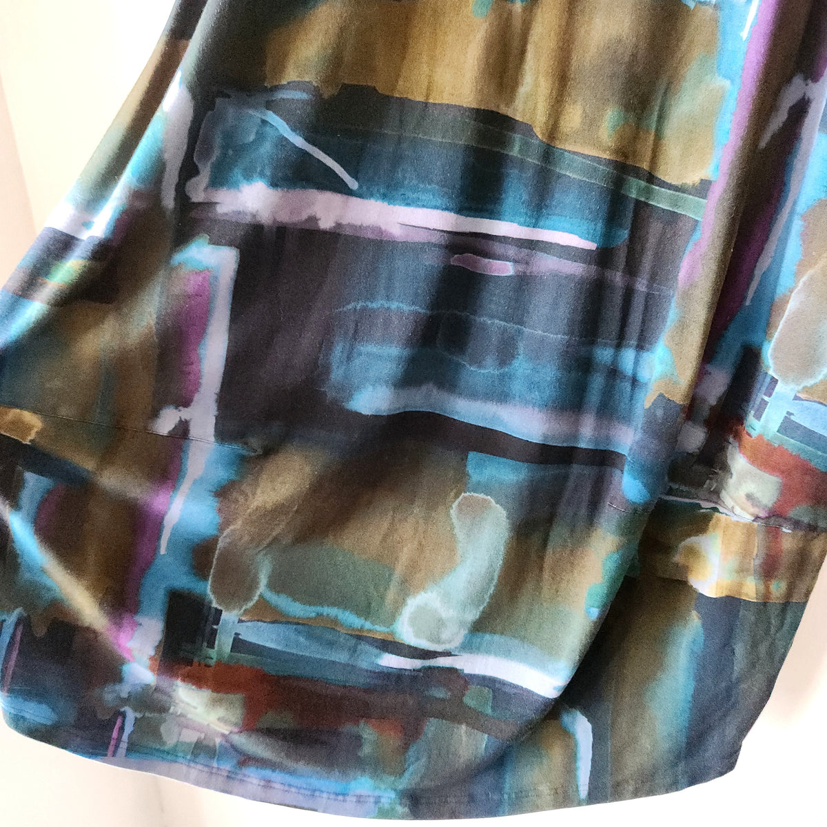 Q Neel Nordic Design Pattern Dress with Balloon Hem - size 12