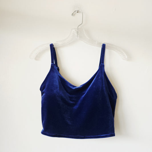 Athleta Blue Velvet Long Line Bra Top - S