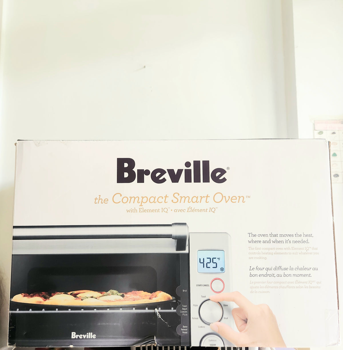Breville Compact Smart Oven Brushed Stainless Steel 8 Cooking Function NEW