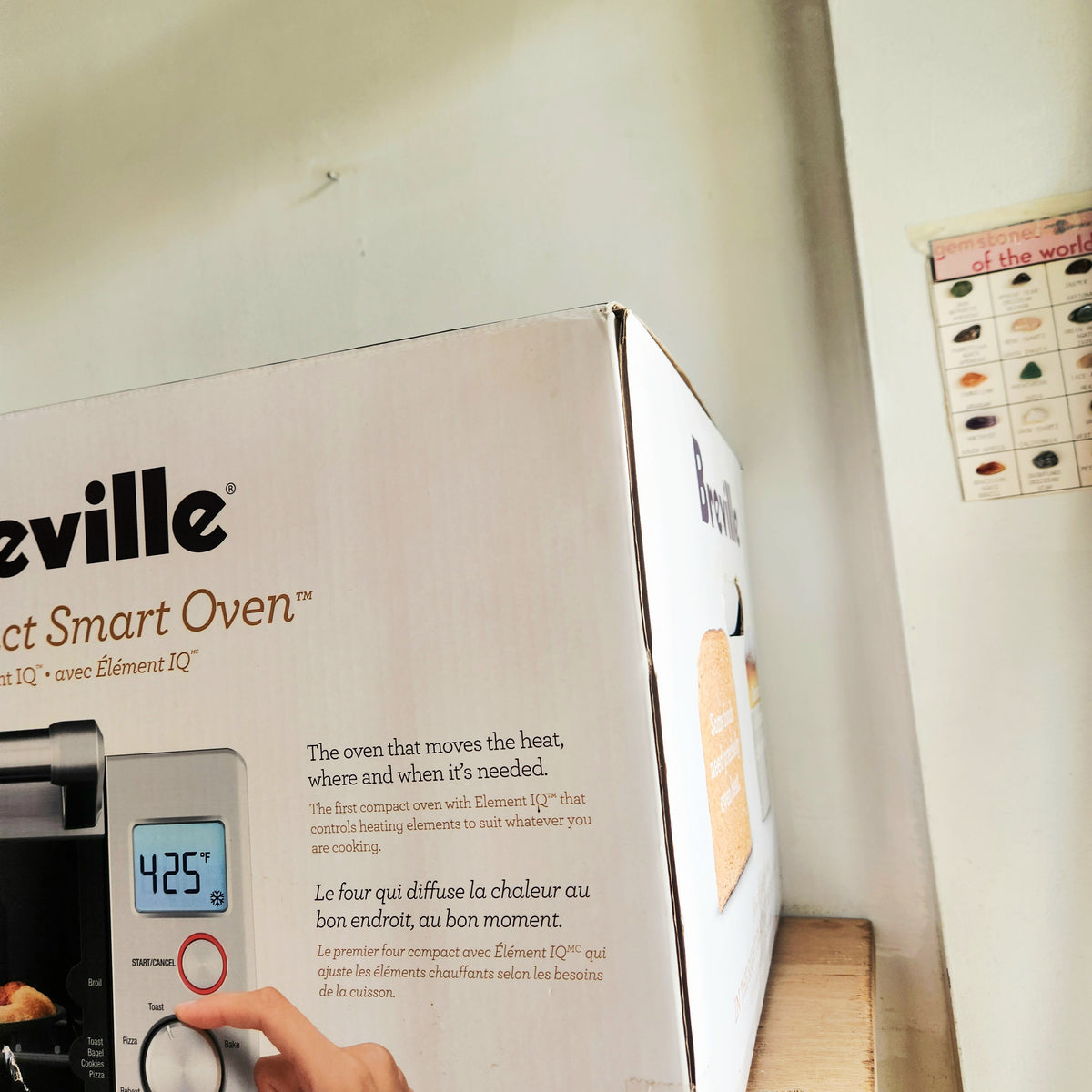 Breville Compact Smart Oven Brushed Stainless Steel 8 Cooking Function NEW