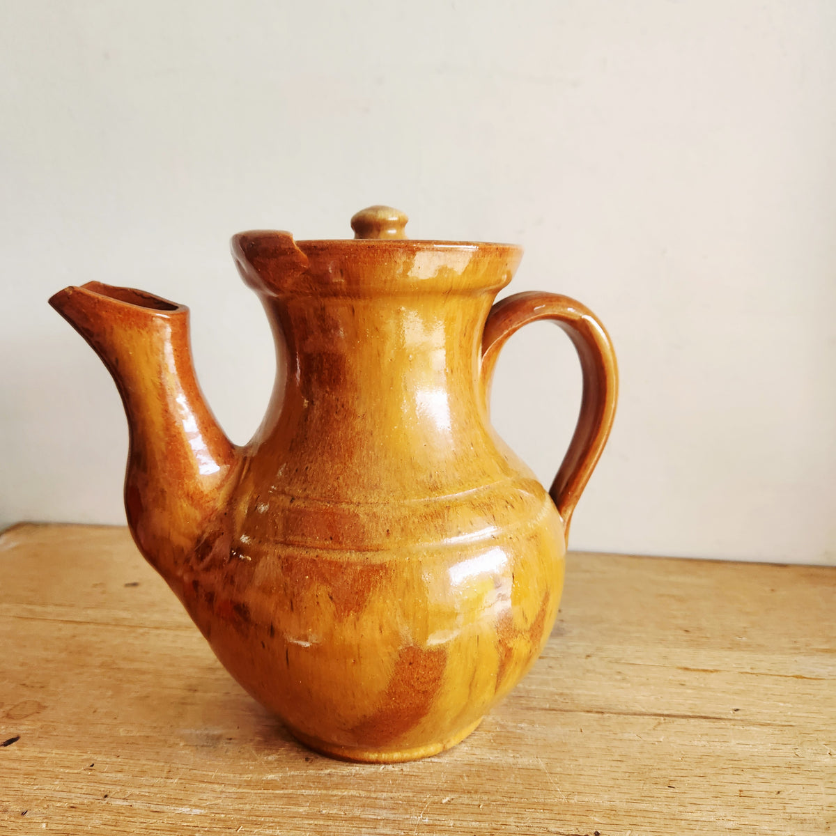 ML Owens Pottery Handmade Teapot NC