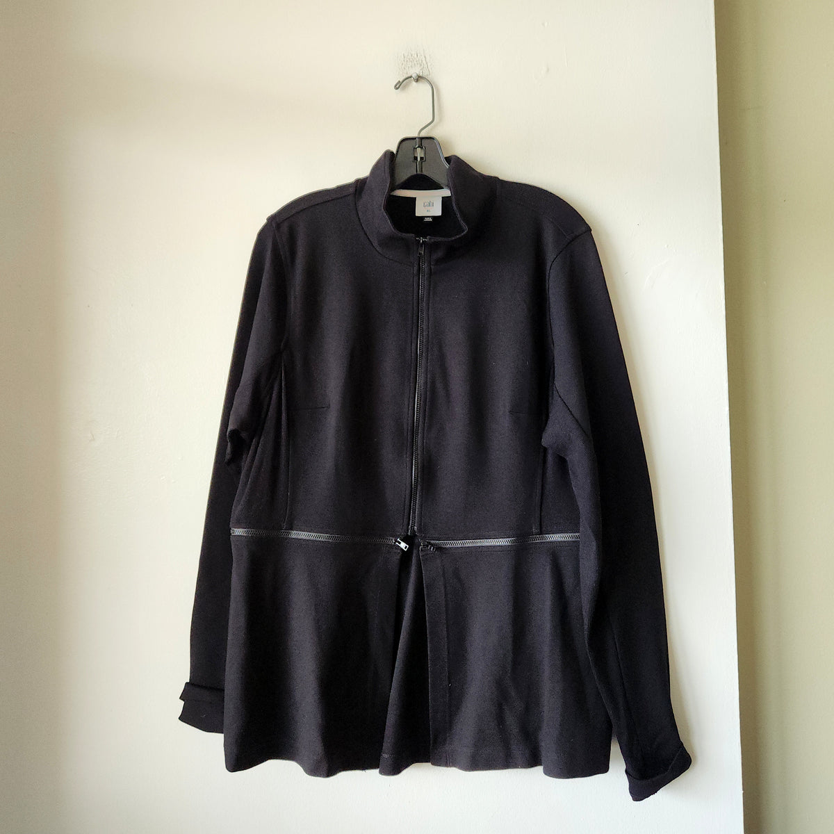 Cabi Black Jacket with Zippers - XL