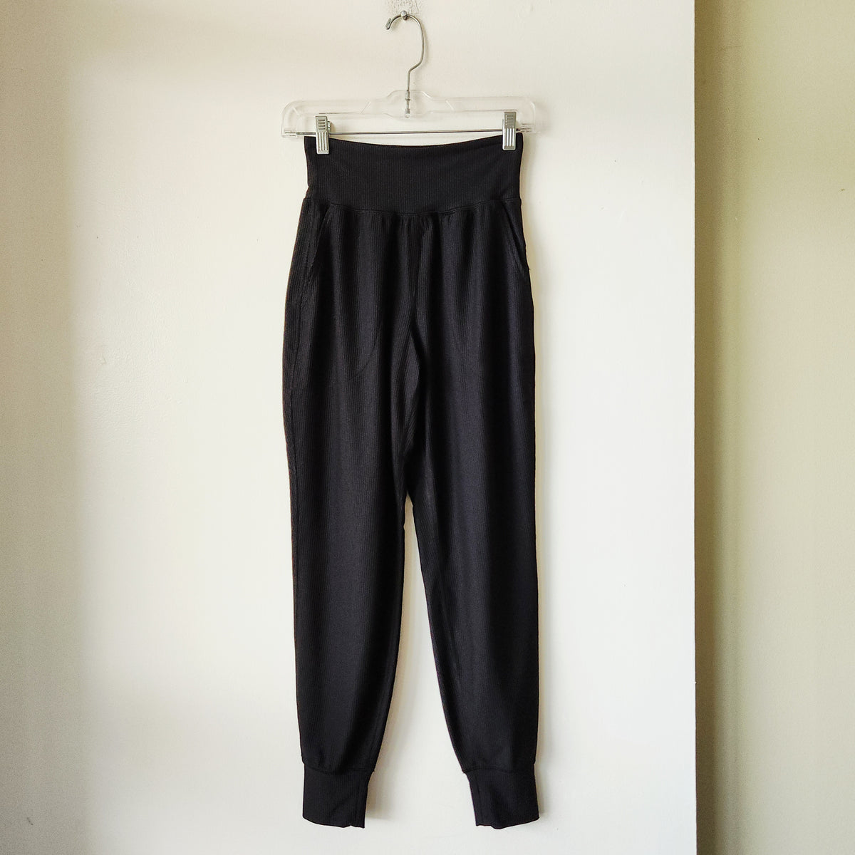 Old Navy PowerSoft Black Rib Joggers - XS