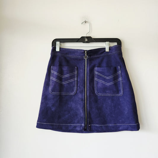 ModCloth Faux Suede Miniskirt - size 6