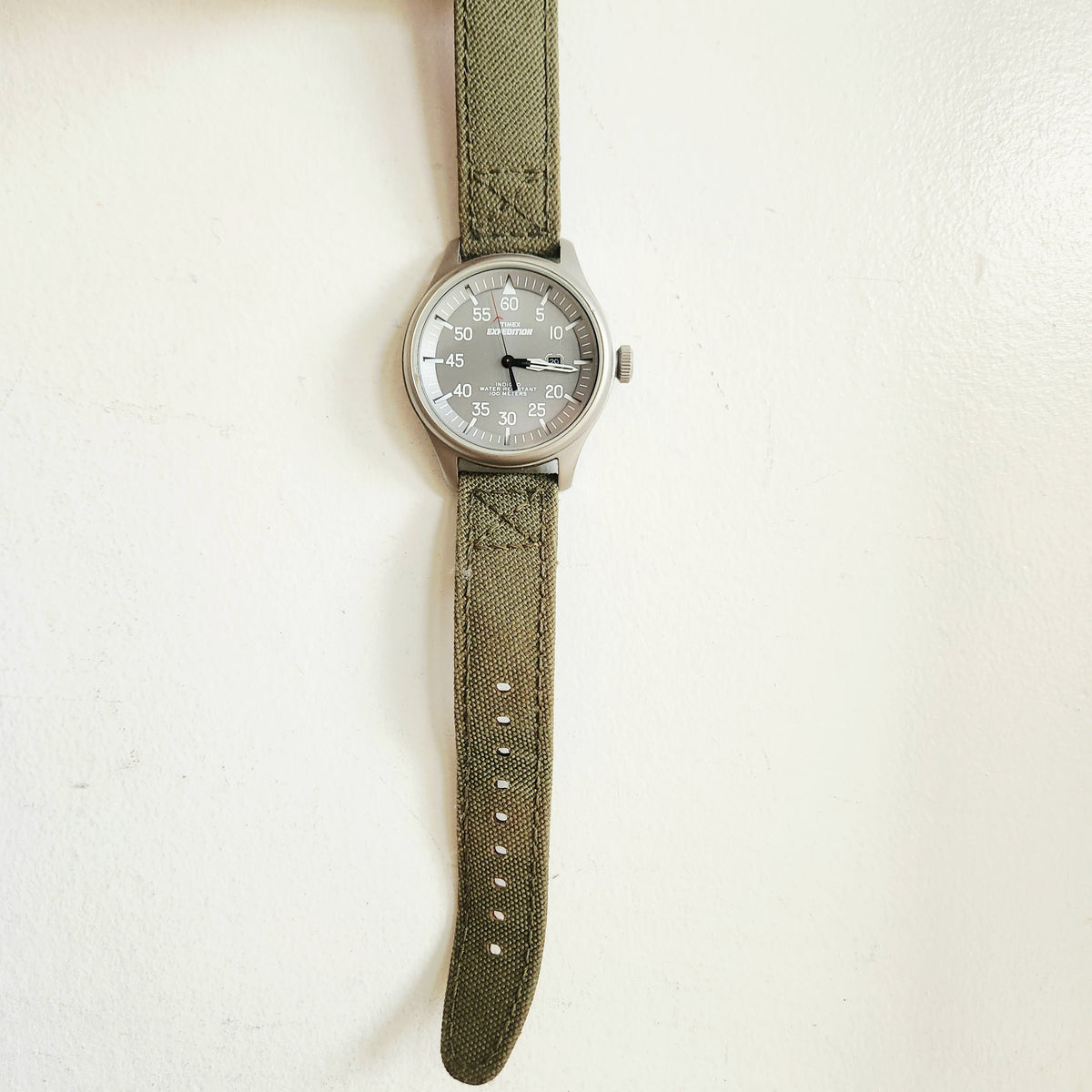 Timex Men's Expedition Field Grey/Green Band works