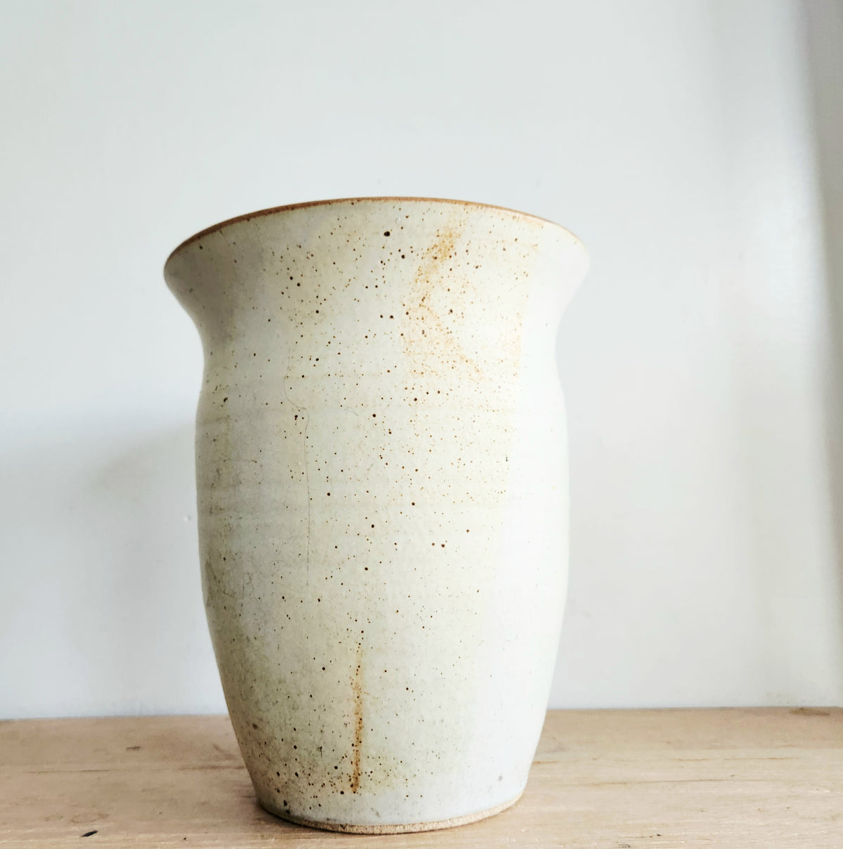 Handmade Stoneware Vase 13"
