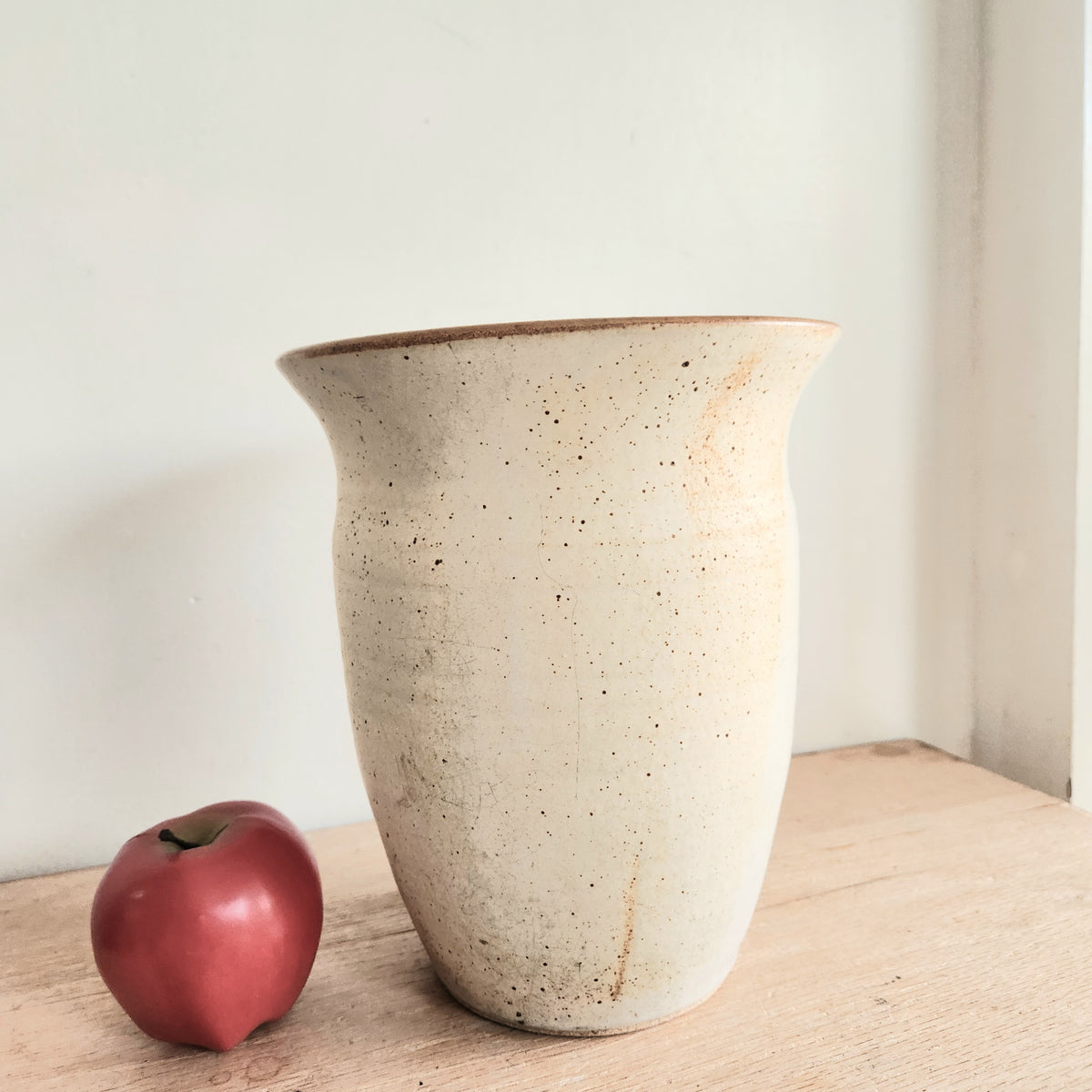 Handmade Stoneware Vase 13"