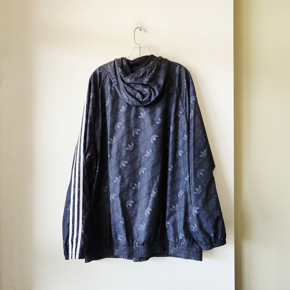 Adidas Logo Track Jacket with Hood - 2XL