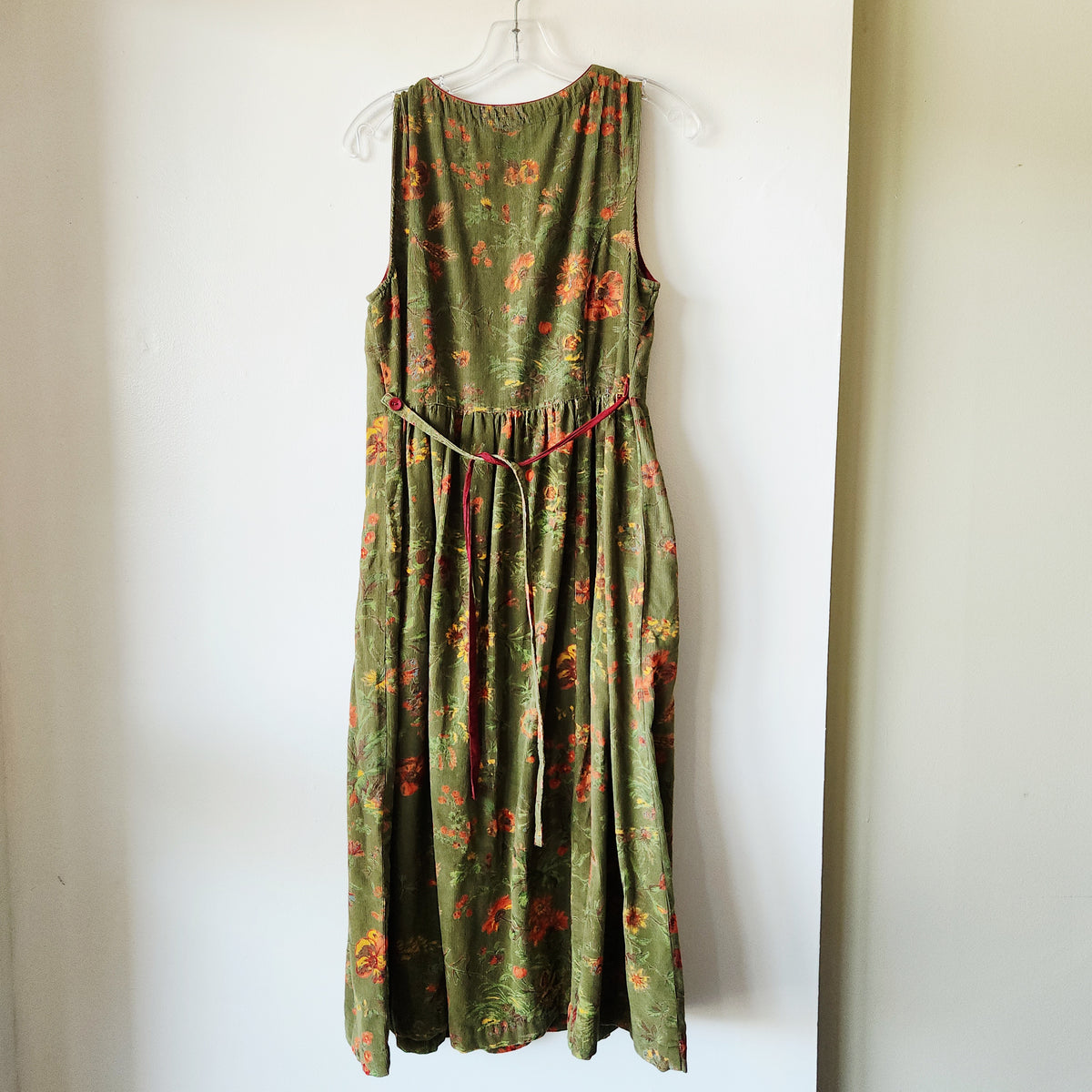 April Cornell 100% Cotton Corduroy Sleeveless Dress - S