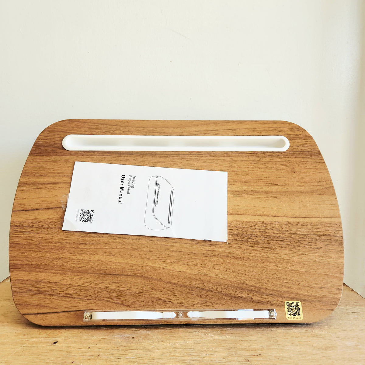 Ergonov Book Pillow Stand with Bean Bag Pillow