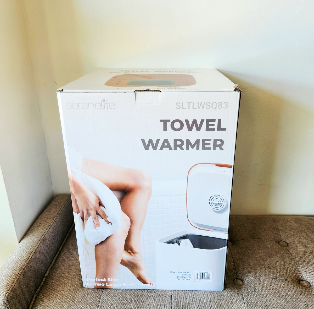 SereneLife 23L Towel Warmer Bucket with LED Display NEW