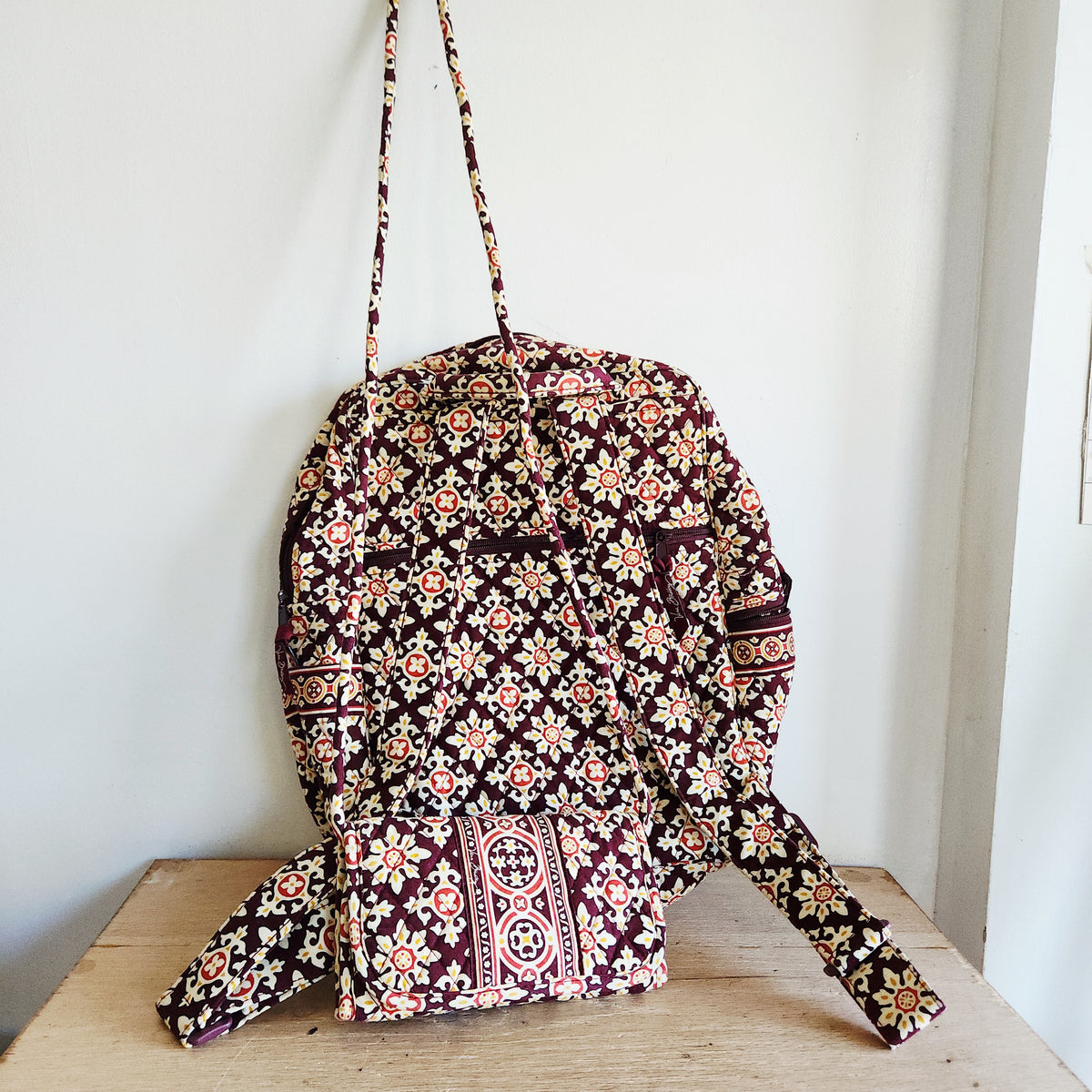 Vera Bradley Medallion Backpack & Matching Crossbody Wallet