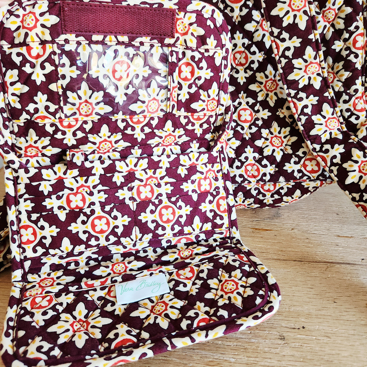 Vera Bradley Medallion Backpack & Matching Crossbody Wallet