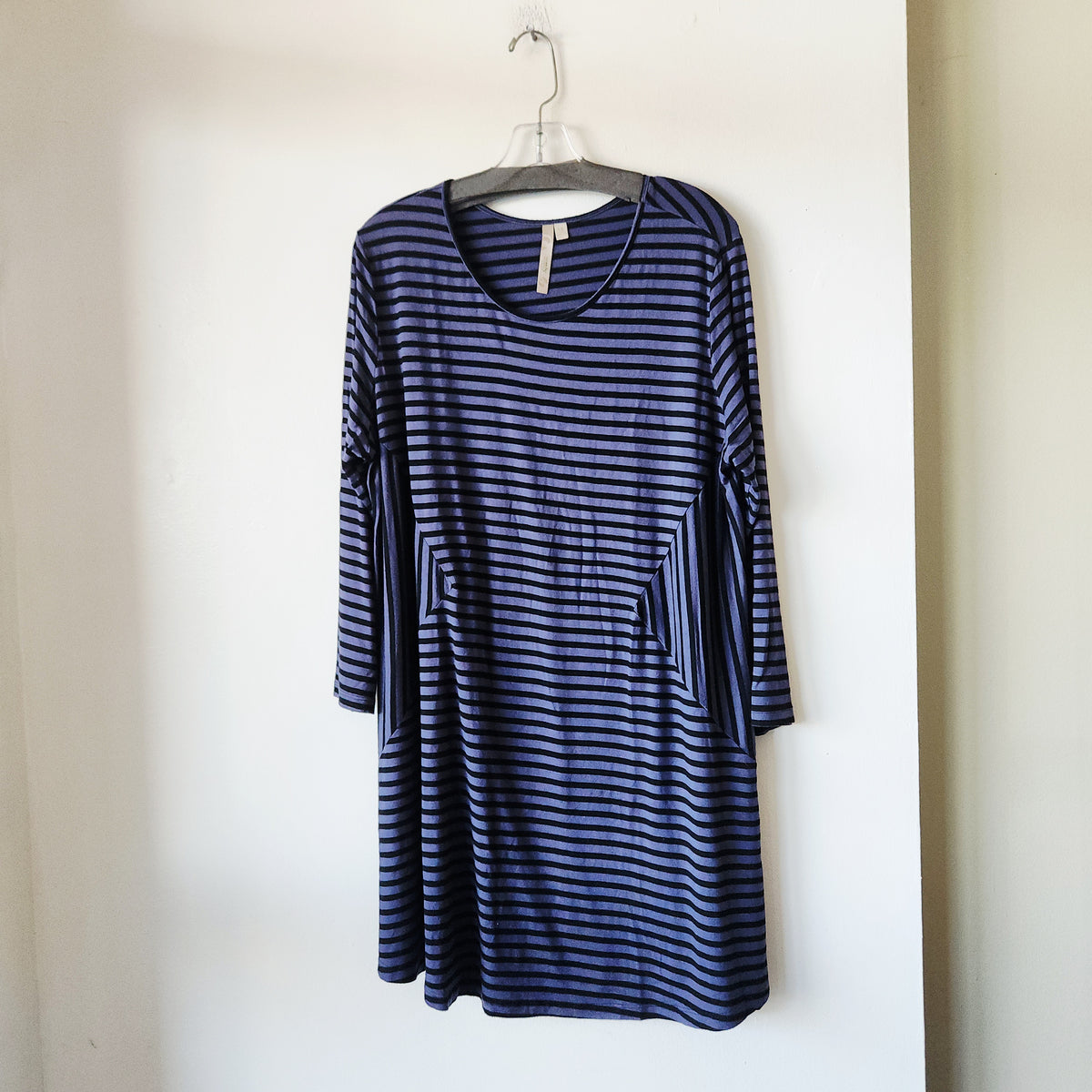 Comfy USA Striped Jersey Tunic - 1X