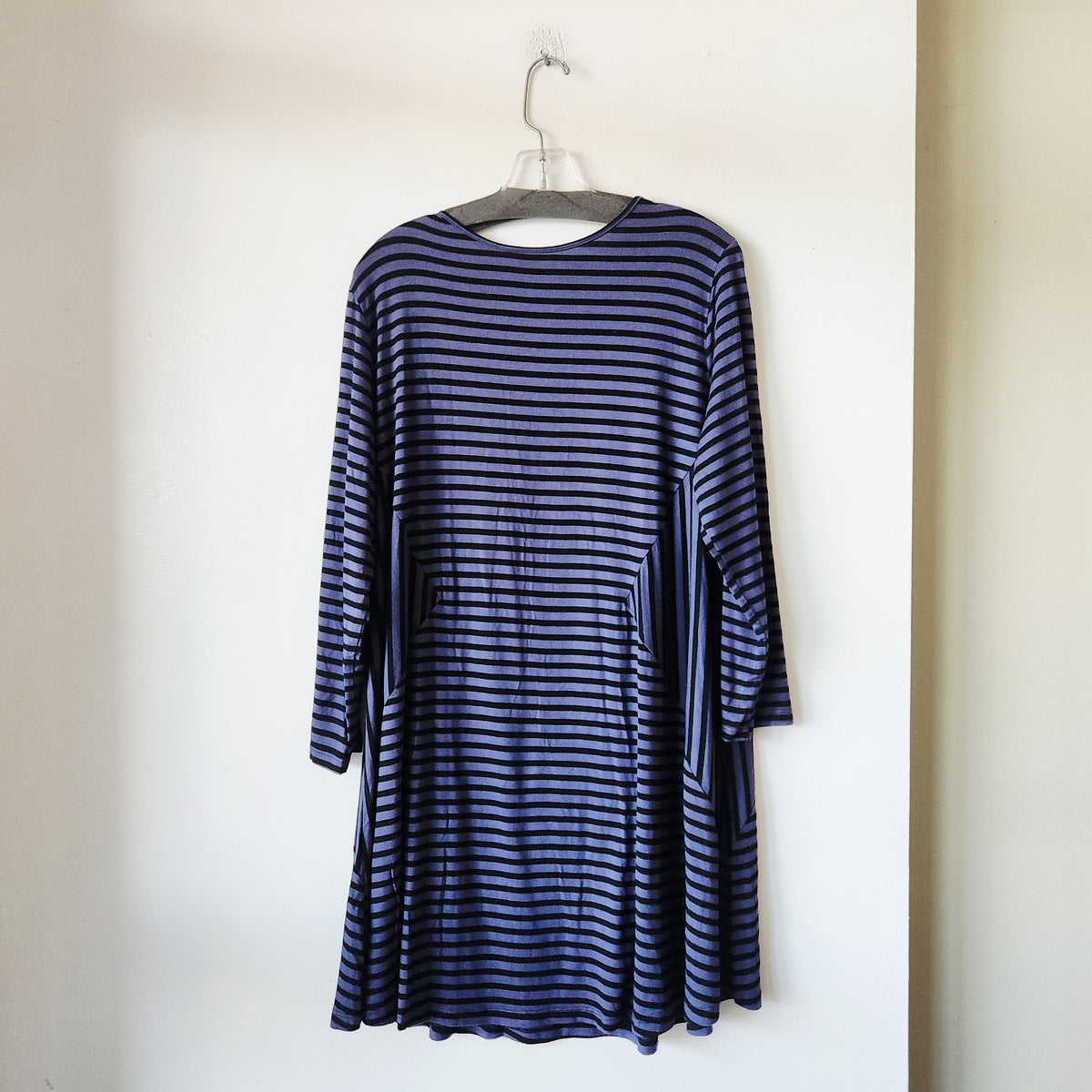 Comfy USA Striped Jersey Tunic - 1X