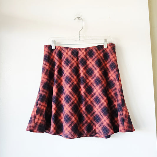 LOFT Plaid Miniskirt - M