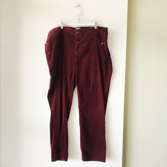 Talbots Flawless Five Pocket Straight Leg Corduroys - size 22W