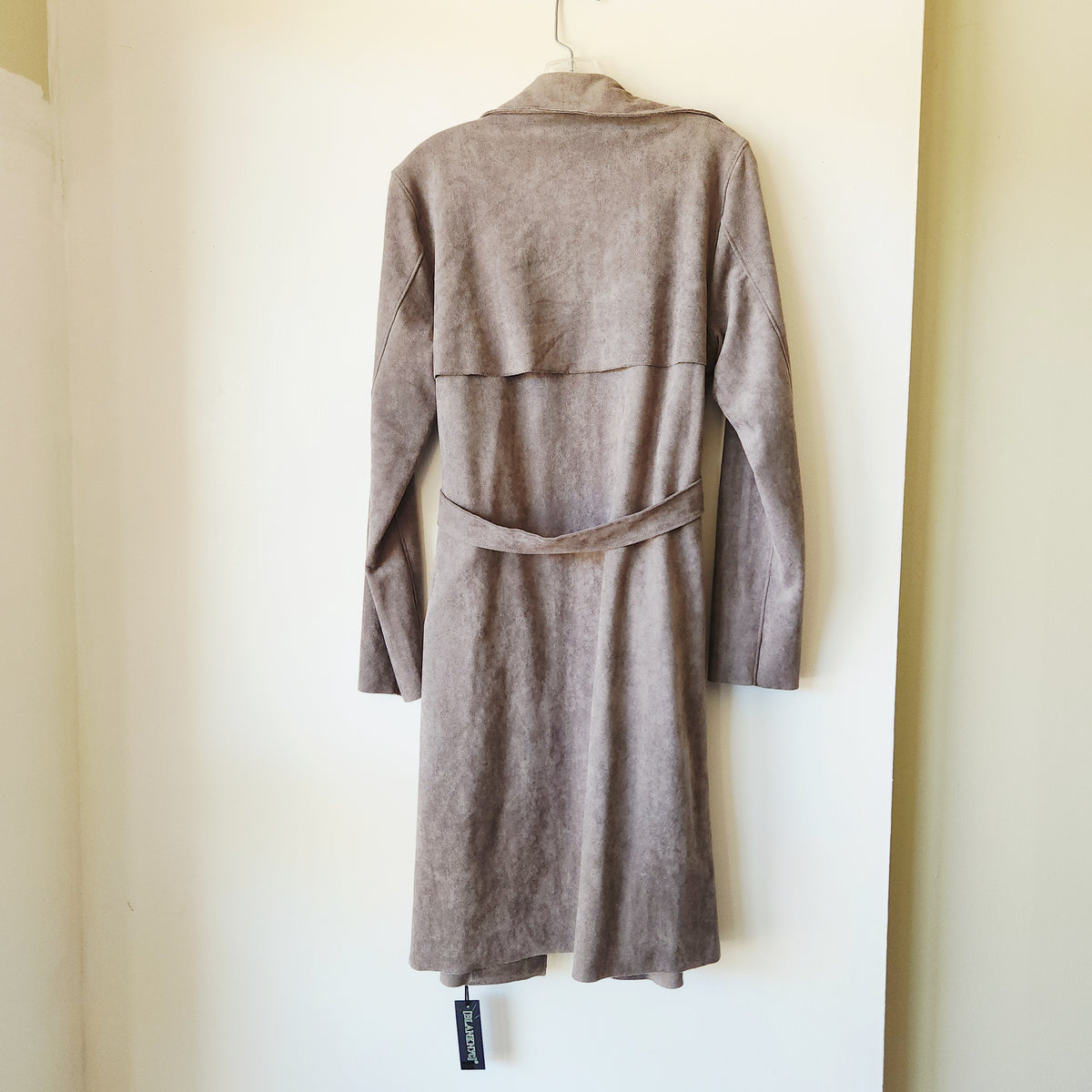 Blank NYC Faux Suede Trench Coat - S - New