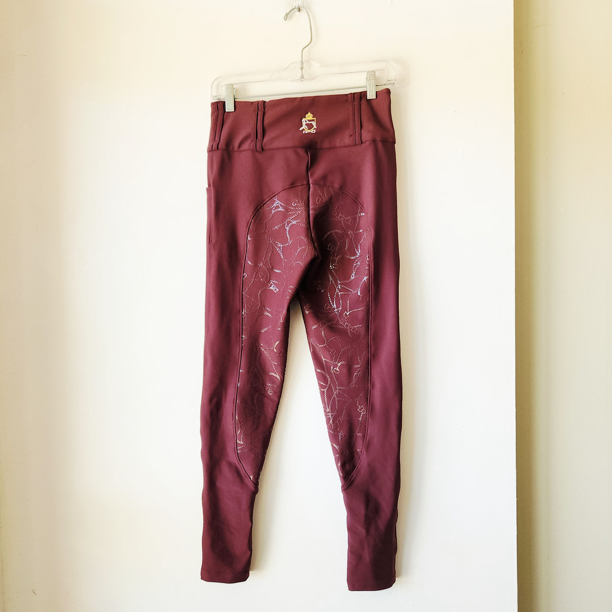 Burgundy Riding Pants - S