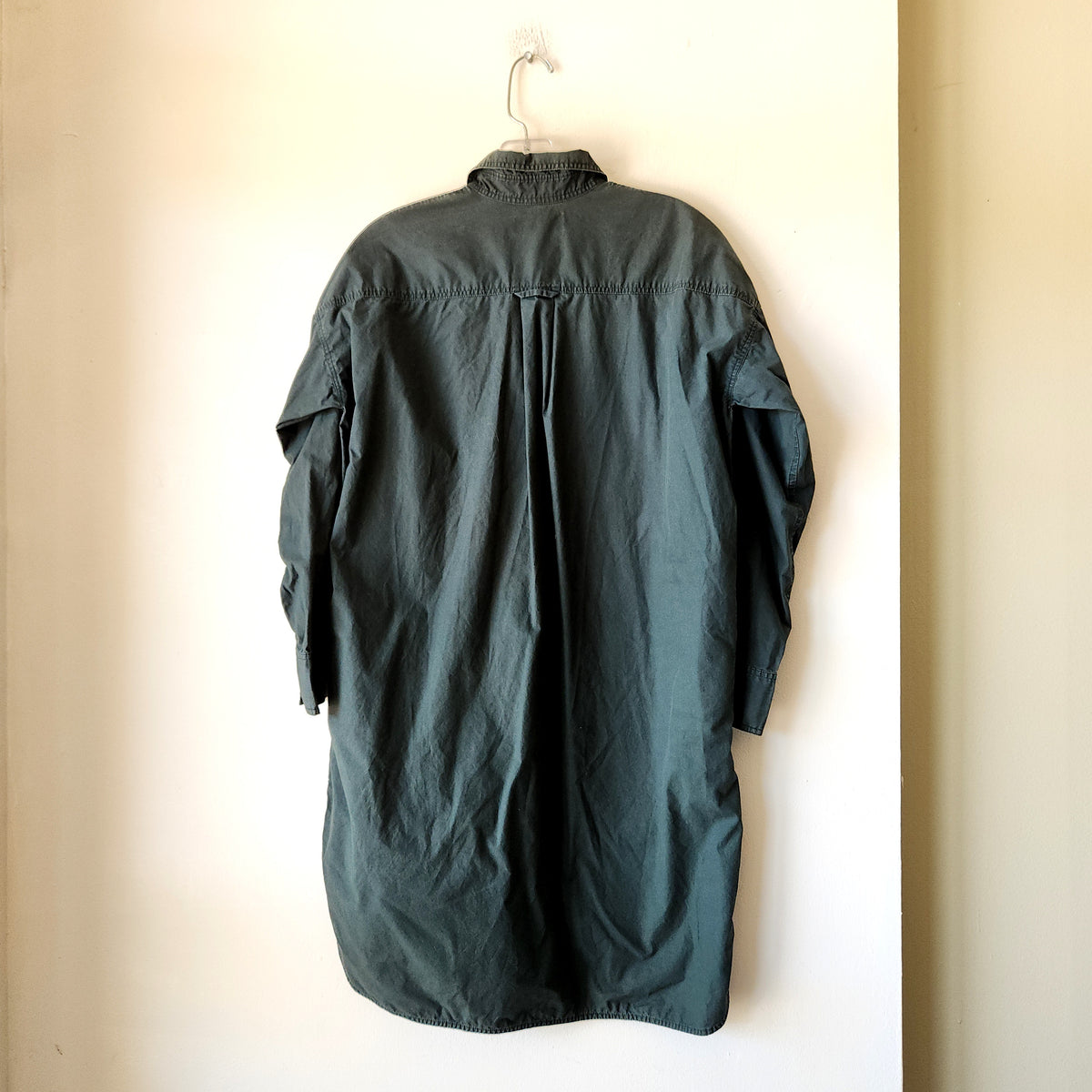 Everlane 100% Cotton Evergreen Button Up Tunic Shirt - size 0