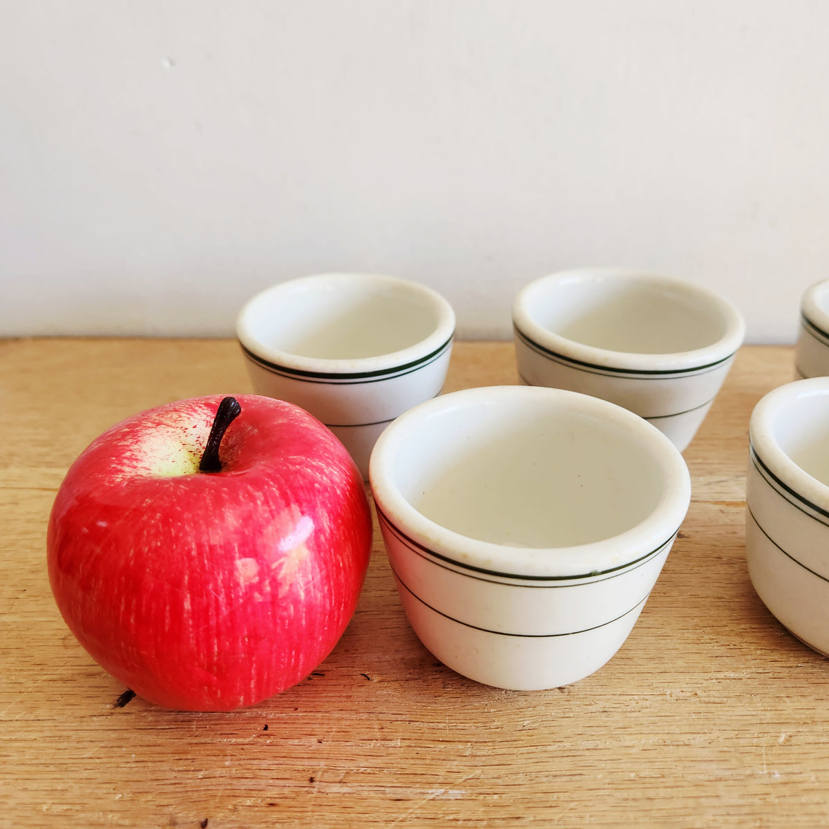 Vintage Sterling Diner Ware Tea Cup Custard Cups Set of 5